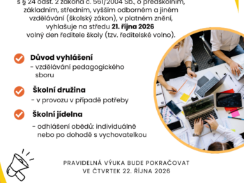 Volný den ředitele školy
